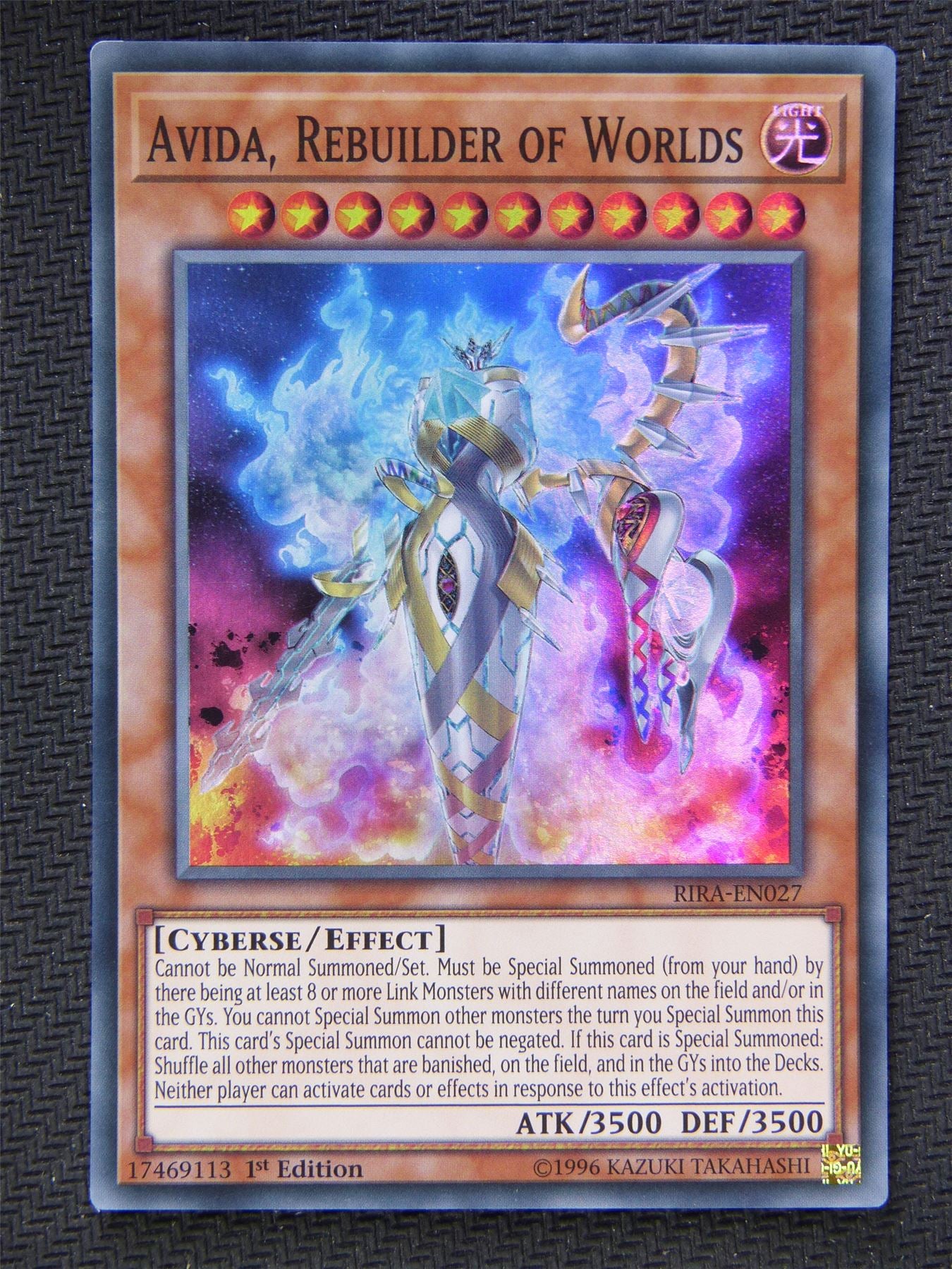 Avida Rebuilder Worlds RIRA - Super Rare - Yugioh Card #61X