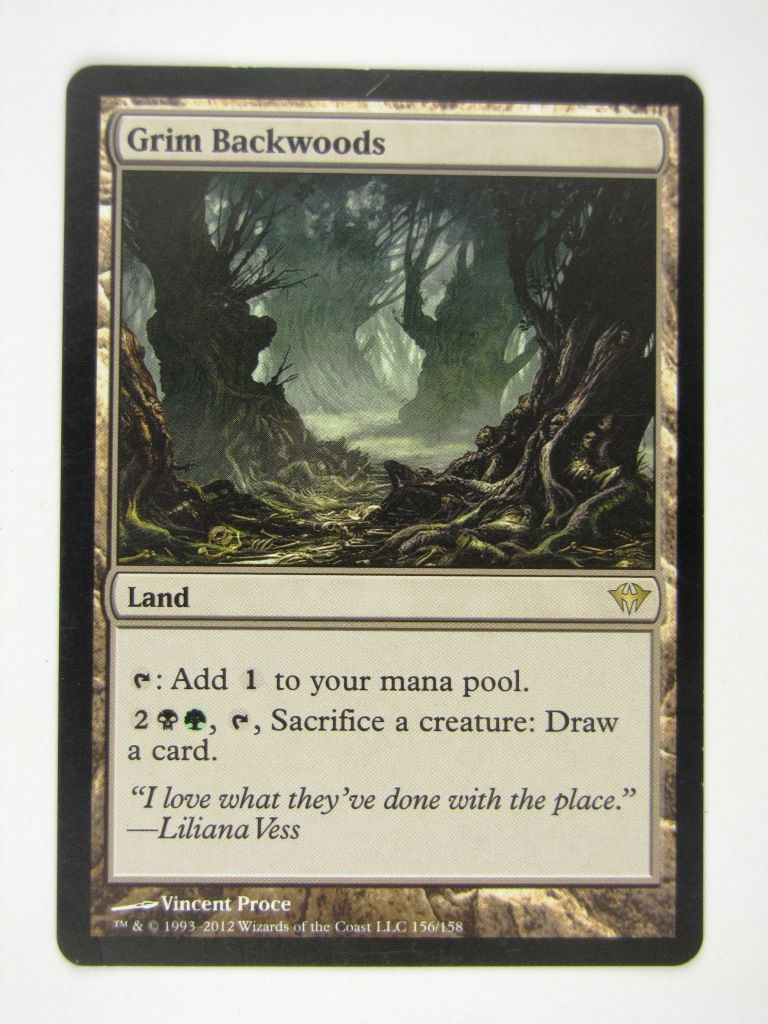 MTG played Cards: GRIM BACKWOODS # 13E31