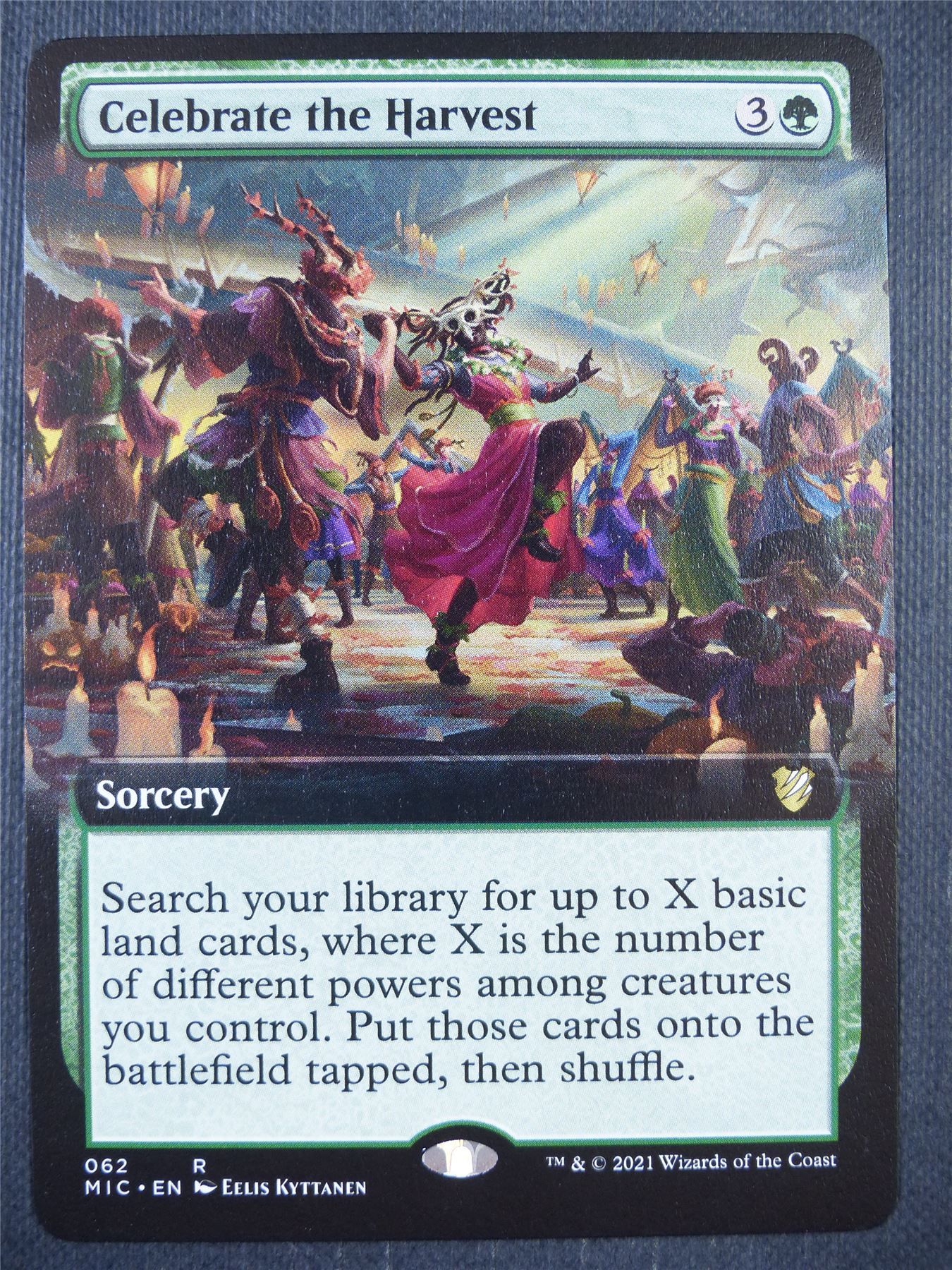 Celebrate the Harvest Extended art - Mtg Card #8S6