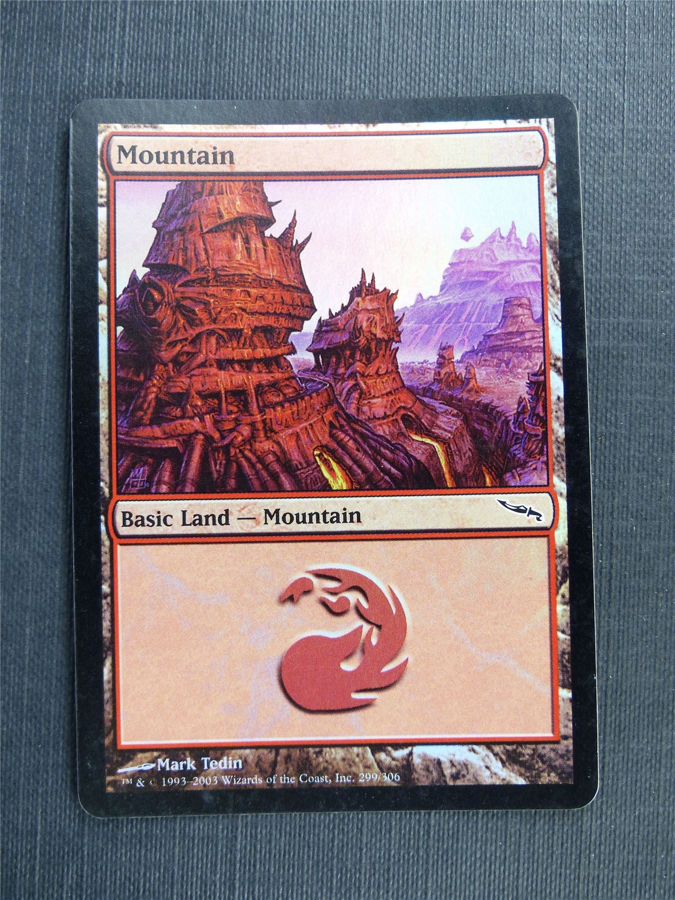 Mountain 299/306 Foil - Mtg Magic Cards #52R