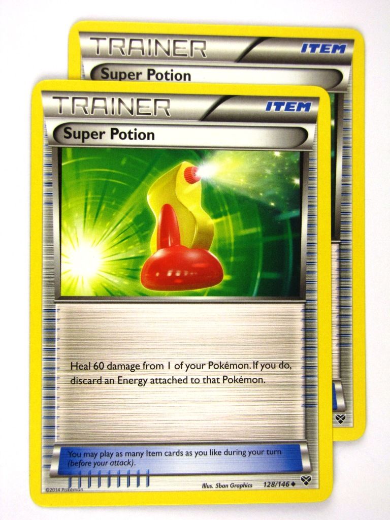 Pokemon Cards: SUPER POTION 128/146 x2: X & Y