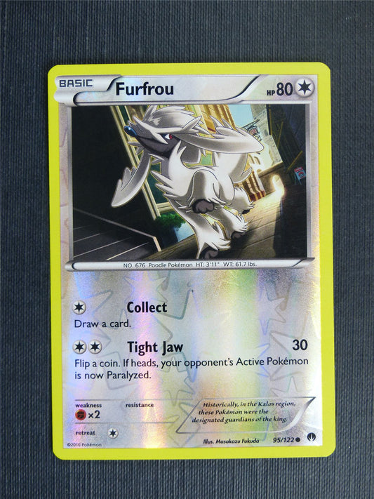 Furfrou 95/122 Reverse Holo - Pokemon Cards #1DR