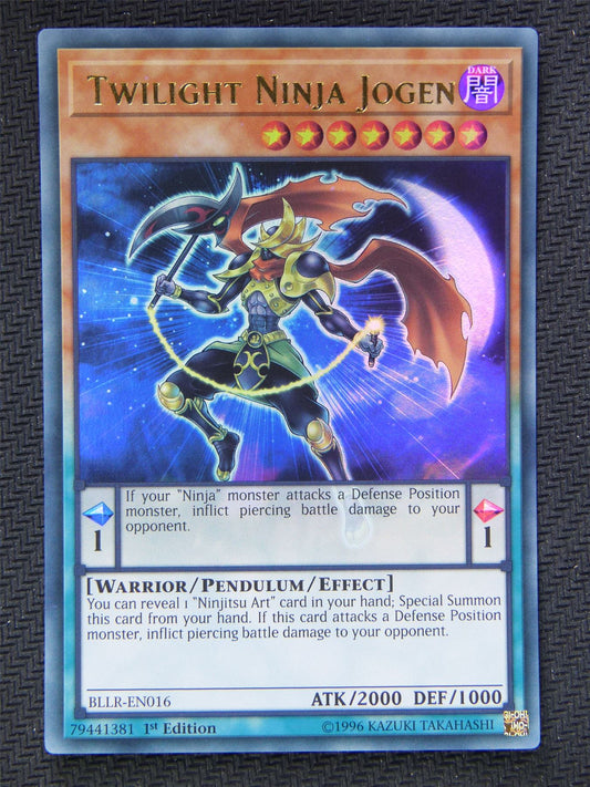 Yugioh Card - Ultra Rare - Twilight Ninja Jogen BLLR #60A