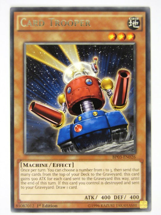 Yugioh Cards: CARD TROOPER BP03 RARE # 21G34