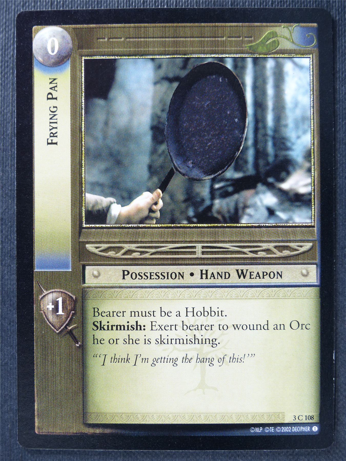 Frying Pan 3 C 108 - LotR Card #3GL