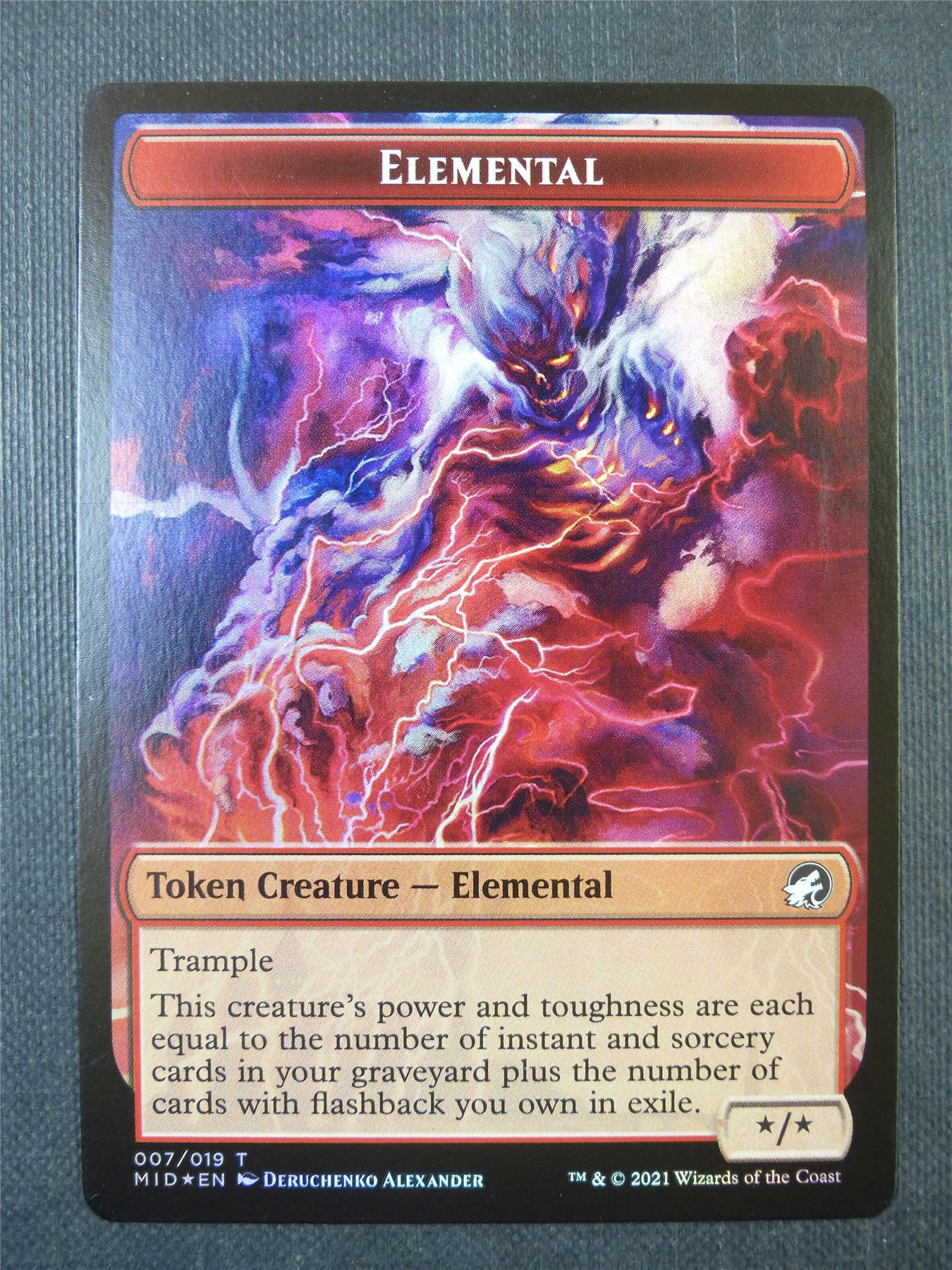 Elemental Foil Token - Mtg Card #8Y0