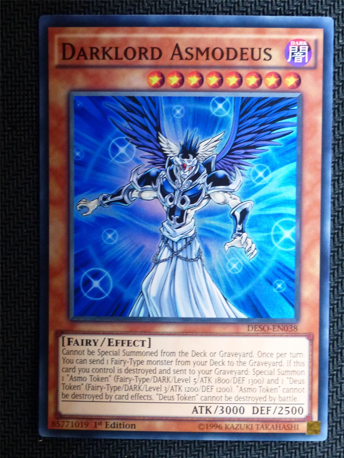 Darklord Asmodeus - DESO - Super Rare - Yugioh Card # 1I19