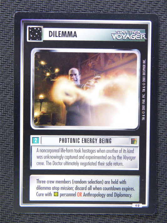 Dilemma Photonic Energy Being - Star Trek CCG Voyager #579