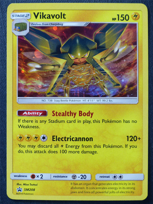 Vikavolt SM208 Promo Holo - Pokemon Cards #A7