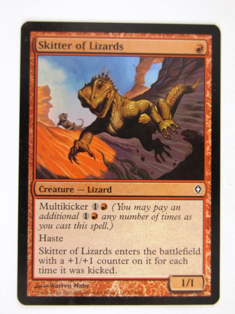 Mtg FOIL - SKITTER OF LIZARDS - played