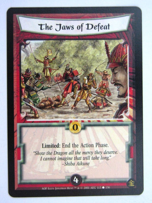 Vintage L5R Cards: THE JAWS OF DEFEAT # 27G11