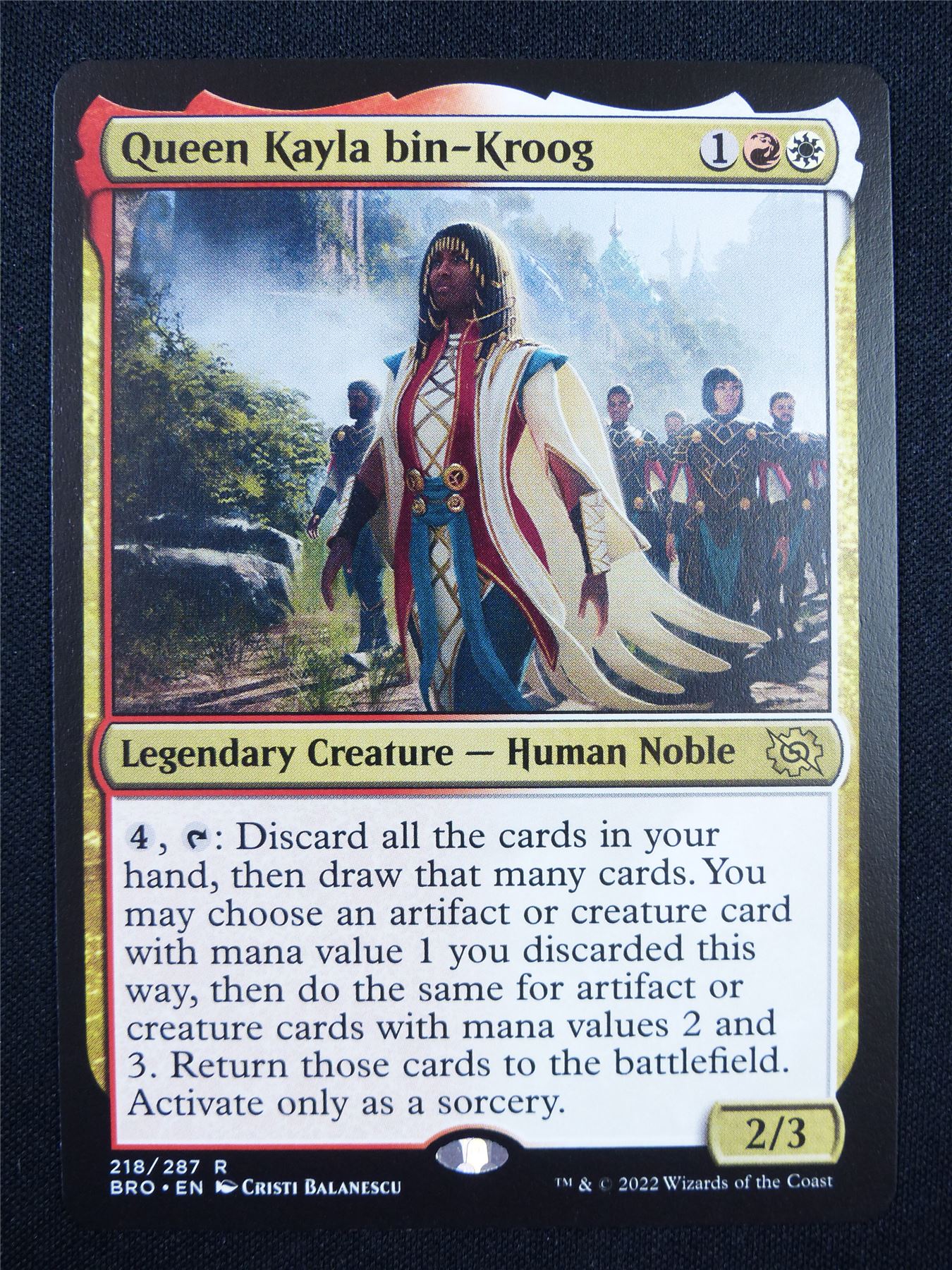 Queen Kayla bin-Kroog - Mtg Card #1GI