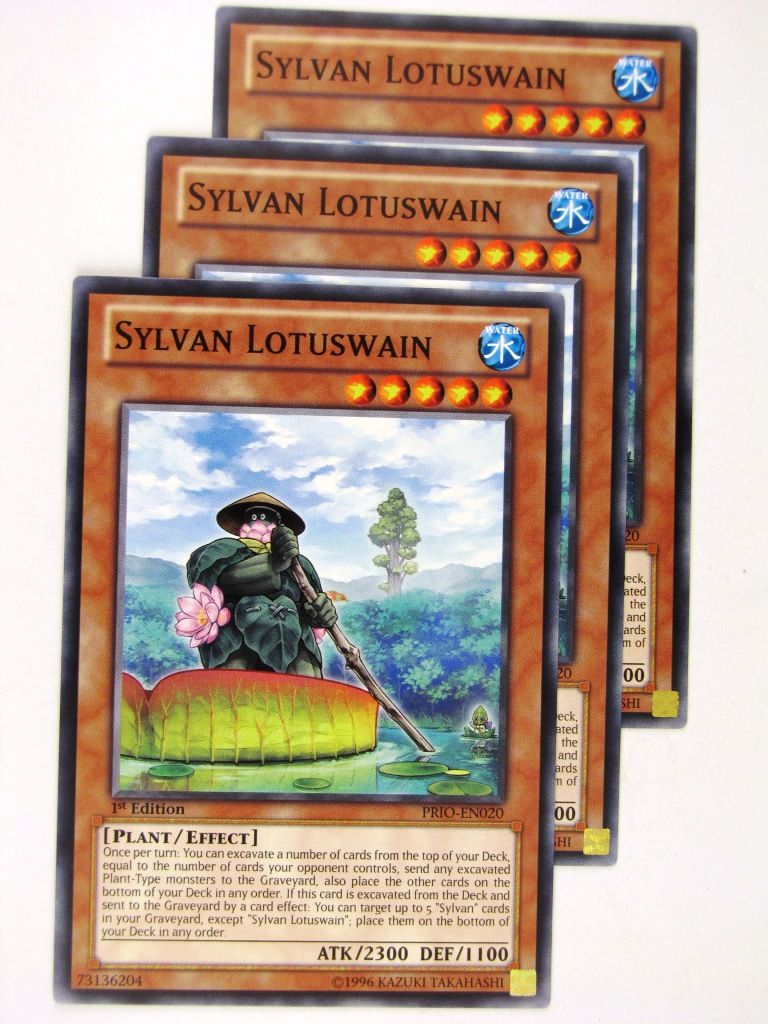 Yugioh Cards: SYLVAN LOTUSWAIN PRIO x3: Primal Origin