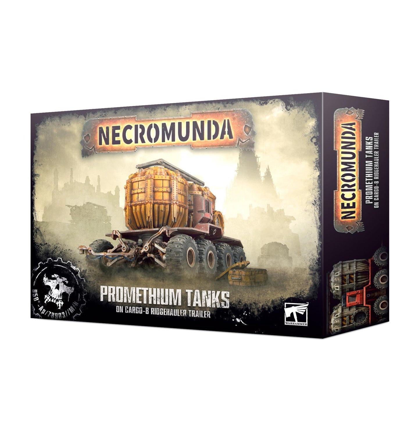 PROMETHIUM TANKS ON CARGO-8 RIDGEHAULER TRAILER - NECROMUNDA
