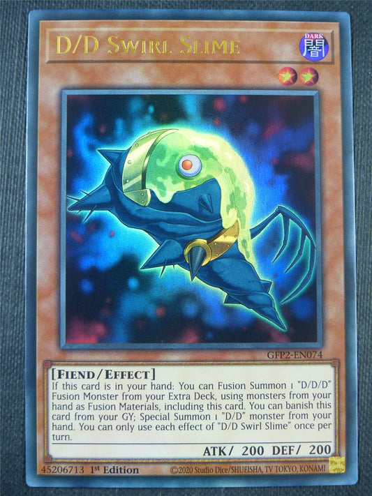 D/D Swirl Slime GFP2 Ultra Rare - 1st ed Yugioh Card #8GX