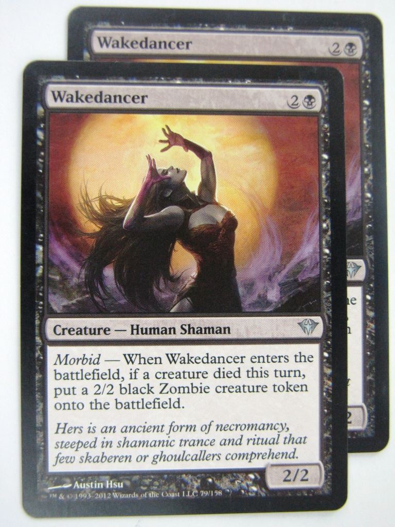 MTG Magic Played Cards: WAKEDANCER x2 # 8A91