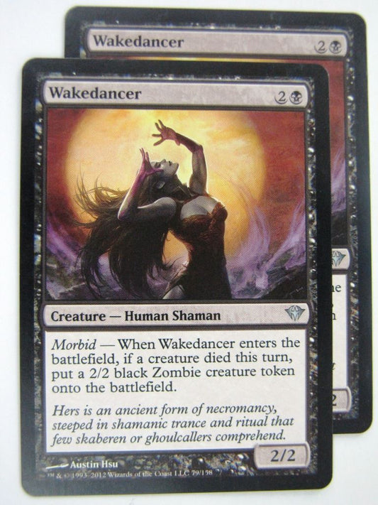 MTG Magic Played Cards: WAKEDANCER x2 # 8A91