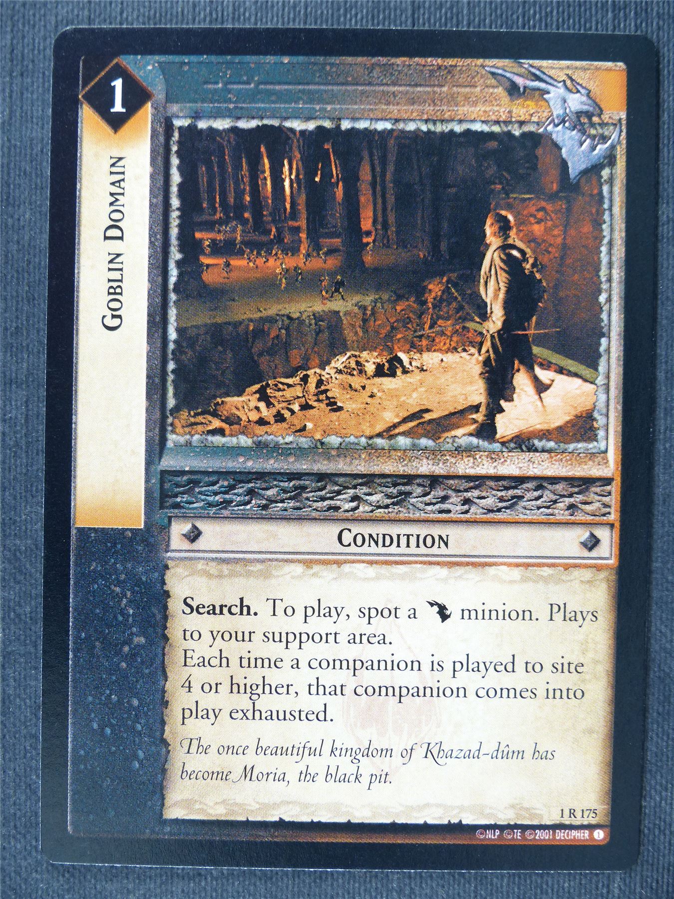 Goblin Domain 1 R 175 - LotrR Cards #3CV