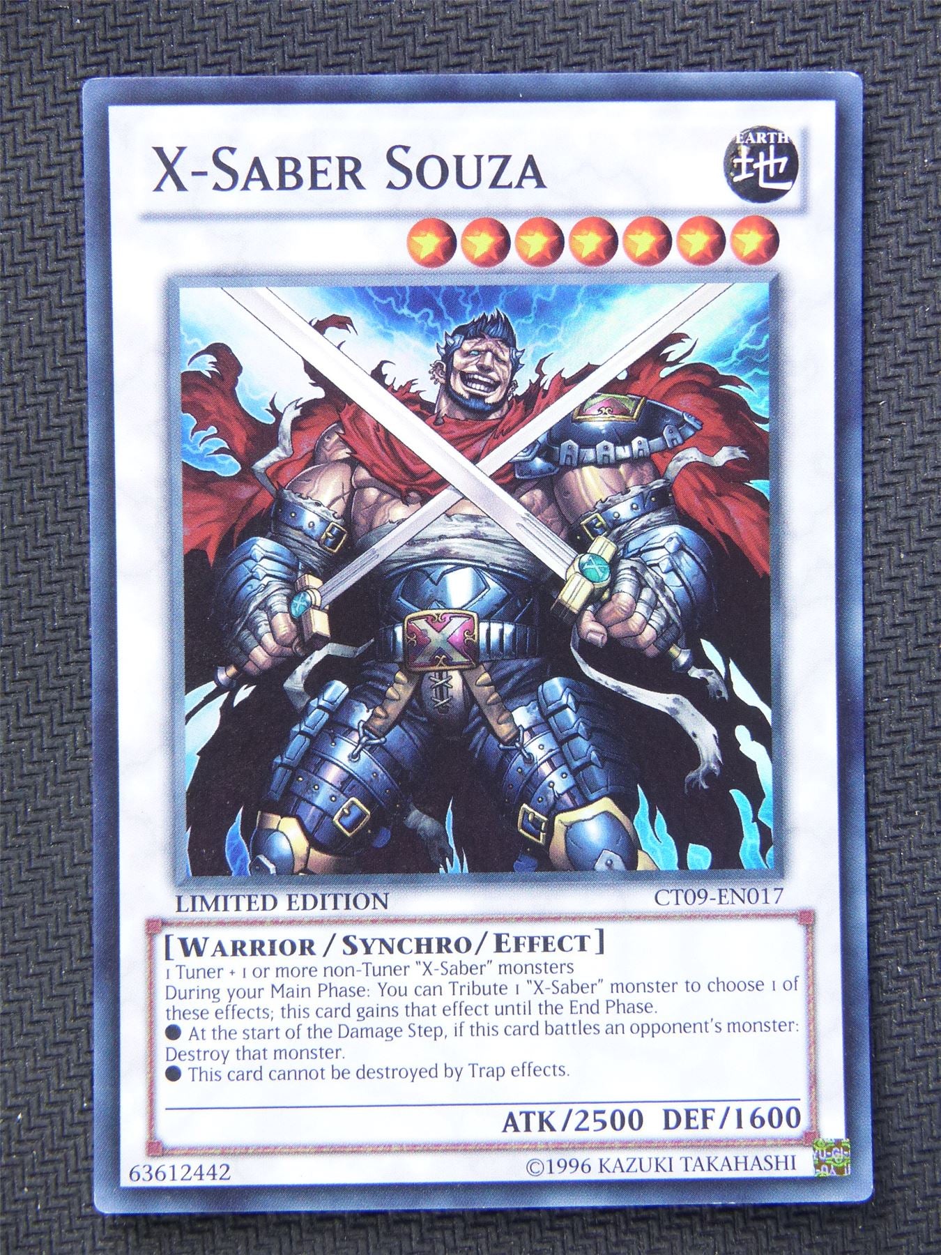 X Saber Souza CT09 - Super Rare - Yugioh Card #5NY