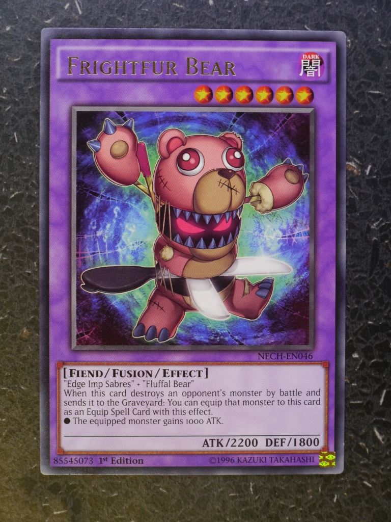 Yugioh Cards: FRIGHTFUR BEAR NECH  RARE # 8E70