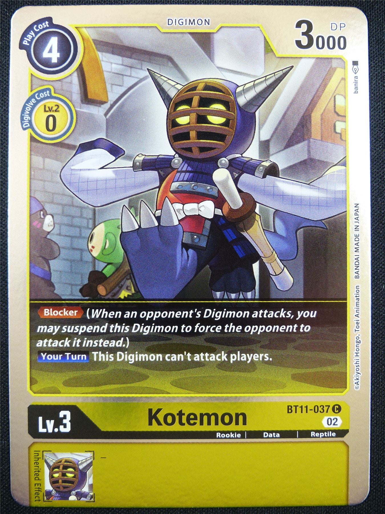 Kotemon BT11-037 C Foil - Digimon Card #AH