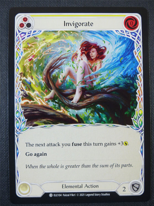 Invigorate - Yellow - Tales of Aria 1st ed - Flesh and Blood Card #61Y