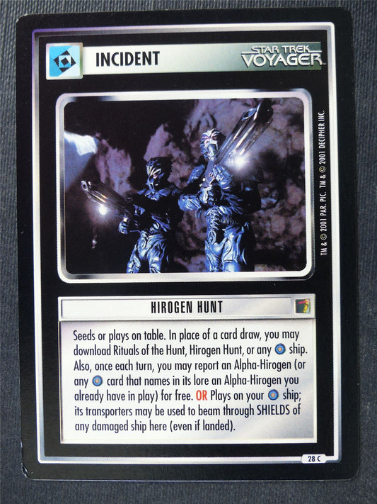 Hirogen Hunt - Voyager - Star Trek Card #4T5