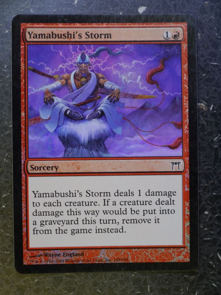 MTG Cards: YAMABUSHI'S STORM FOIL # 5D74