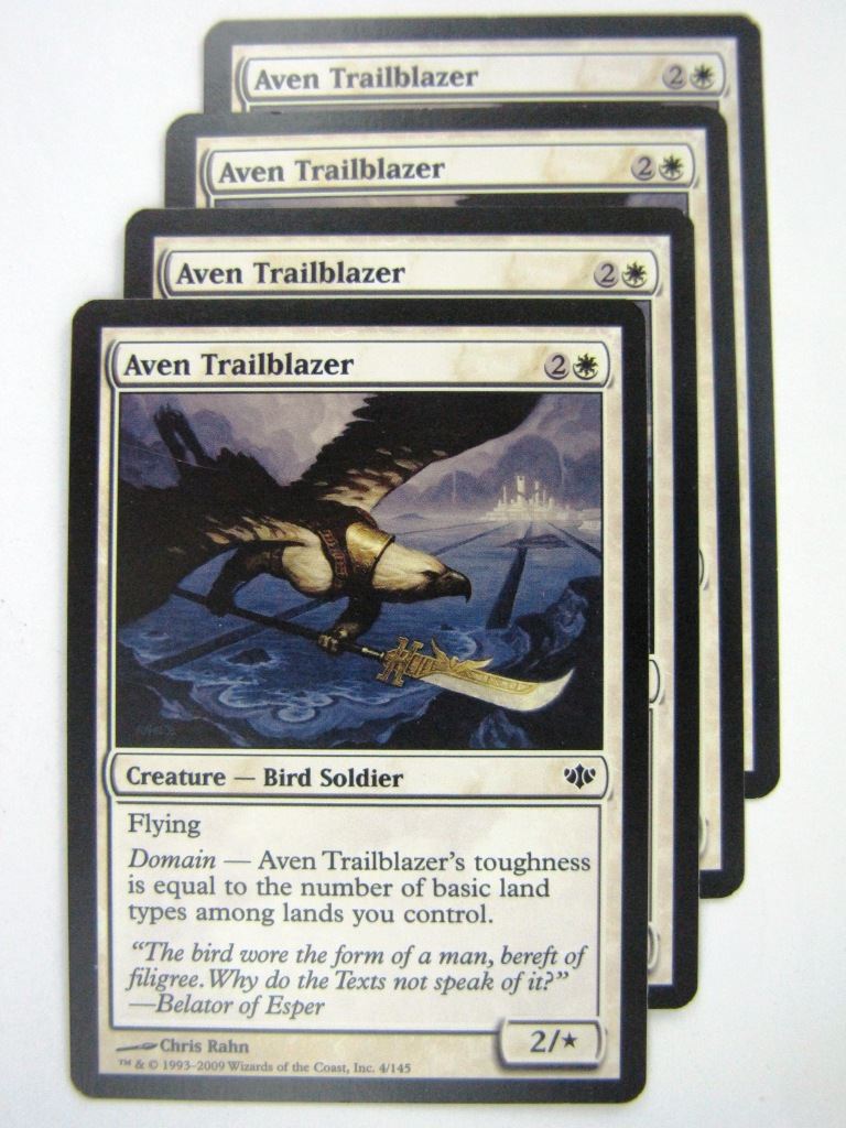 MTG Magic Cards: AVEN TRAILBLAZER x4 # 8G89
