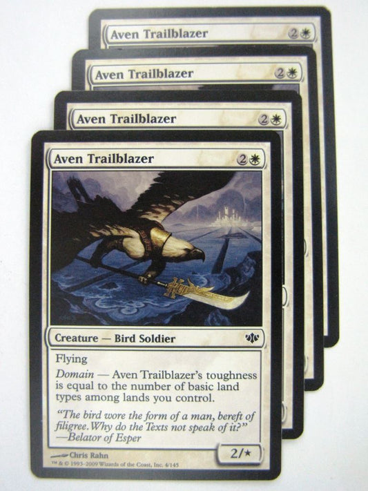 MTG Magic Cards: AVEN TRAILBLAZER x4 # 8G89