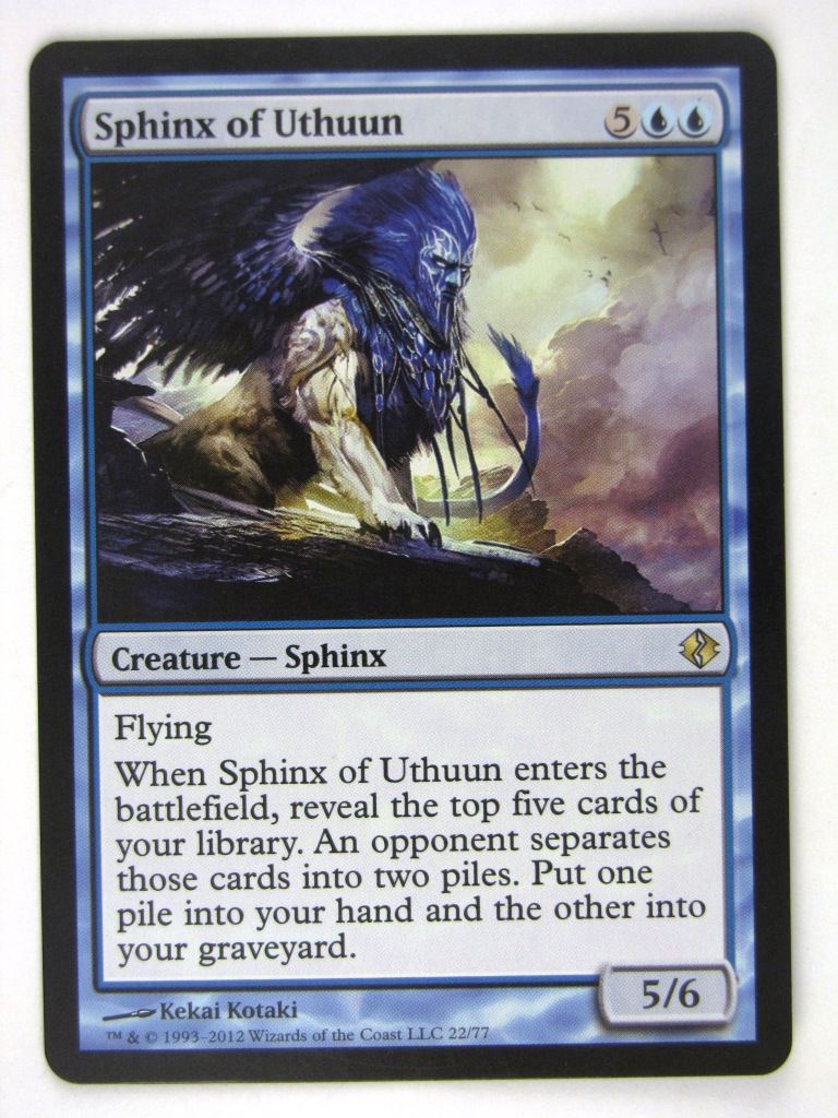 MTG Magic Played Cards: SPHINX OF UTHUUN #