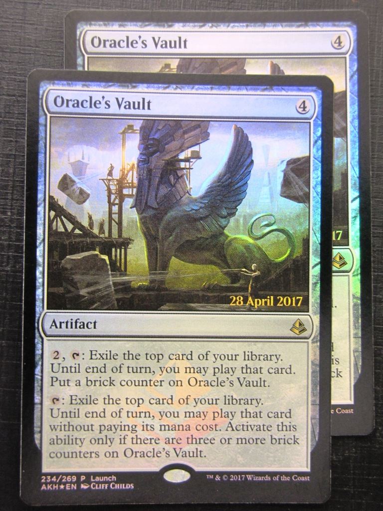 ORACLE'S VAULT x2 - FOIL Promo - Mtg Card #