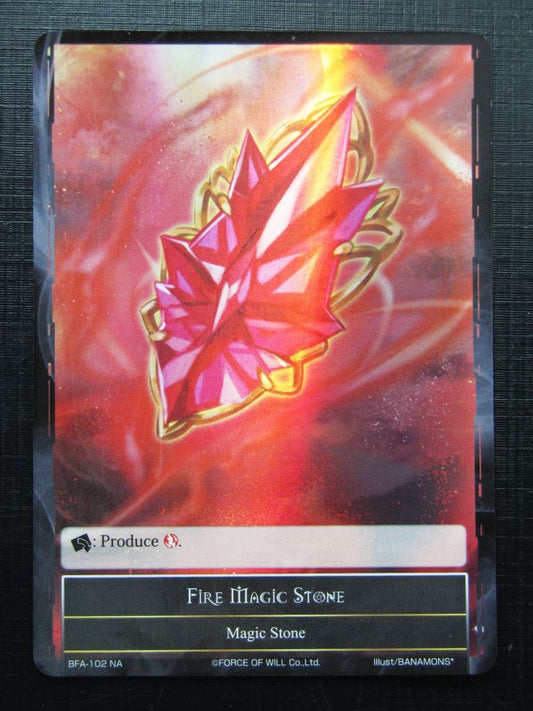 Force of Will Cards: FIRE MAGIC STONE BFA NA FOIL # 24F6