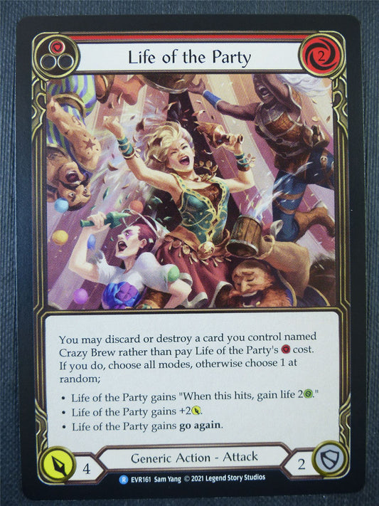 Life of the Party Red - 1st ed Everfest - Flesh & Blood Card #6IS
