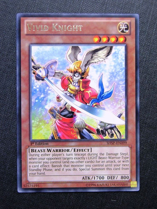 Vivid Knight SHSP Rare - 1st ed - Yugioh Cards #1JU