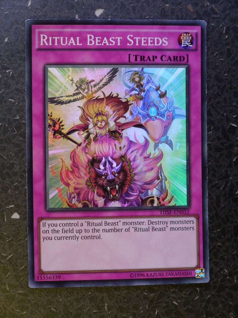 Yugioh Cards: RITUAL SPIRIT BEAST STEEDS  THSF SUPER RARE # 4A39