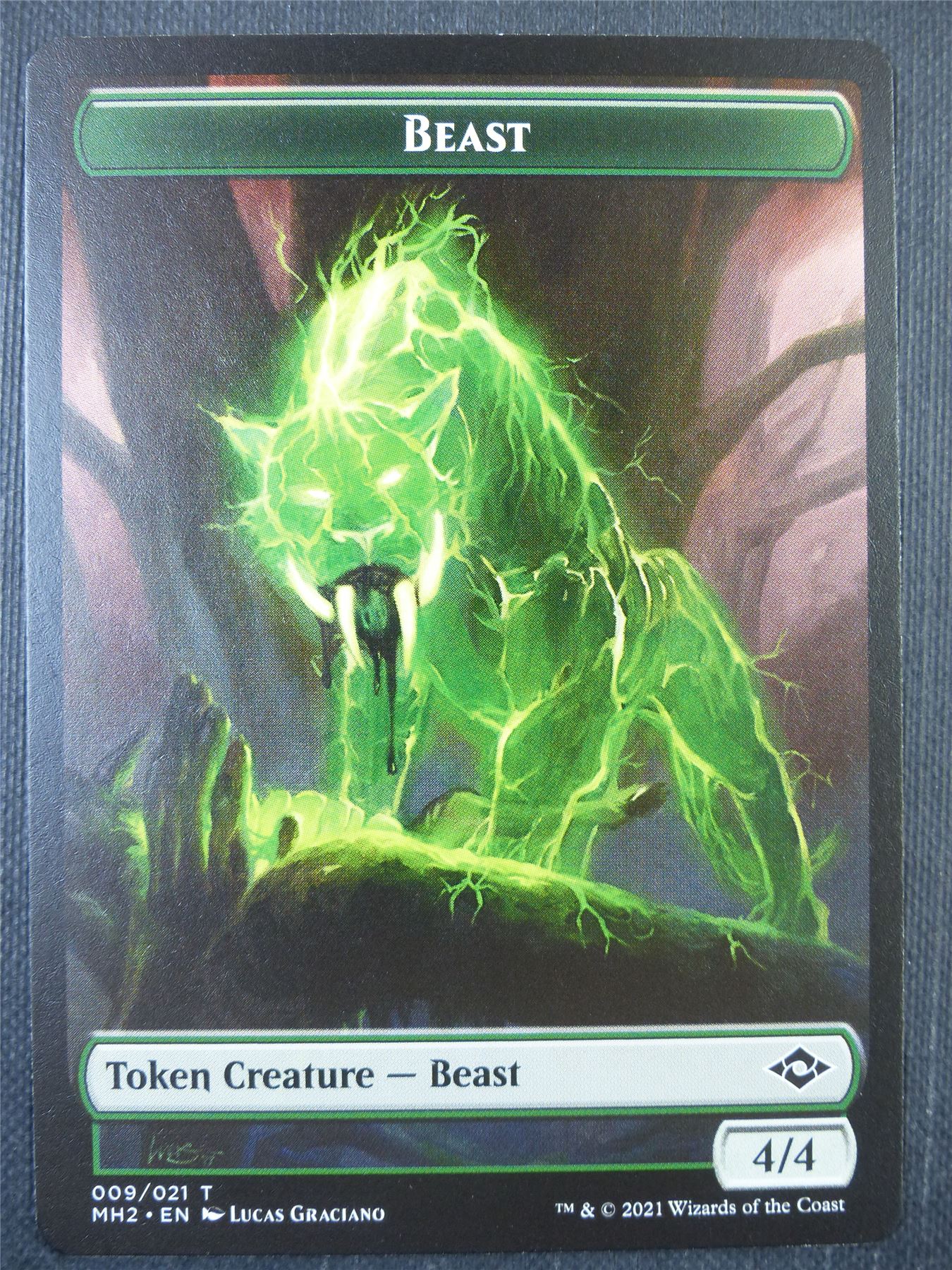 Beast Token - Mtg Card #6KM