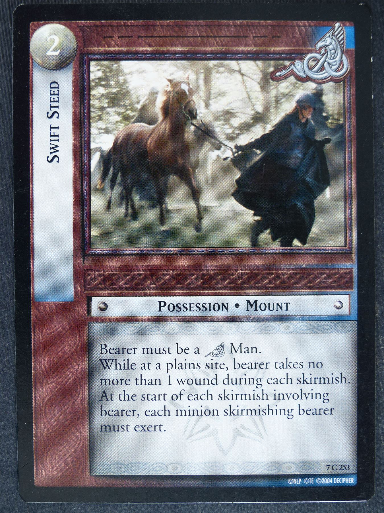 Swift Steed 7 C 253 - played - LotR Cards #WM