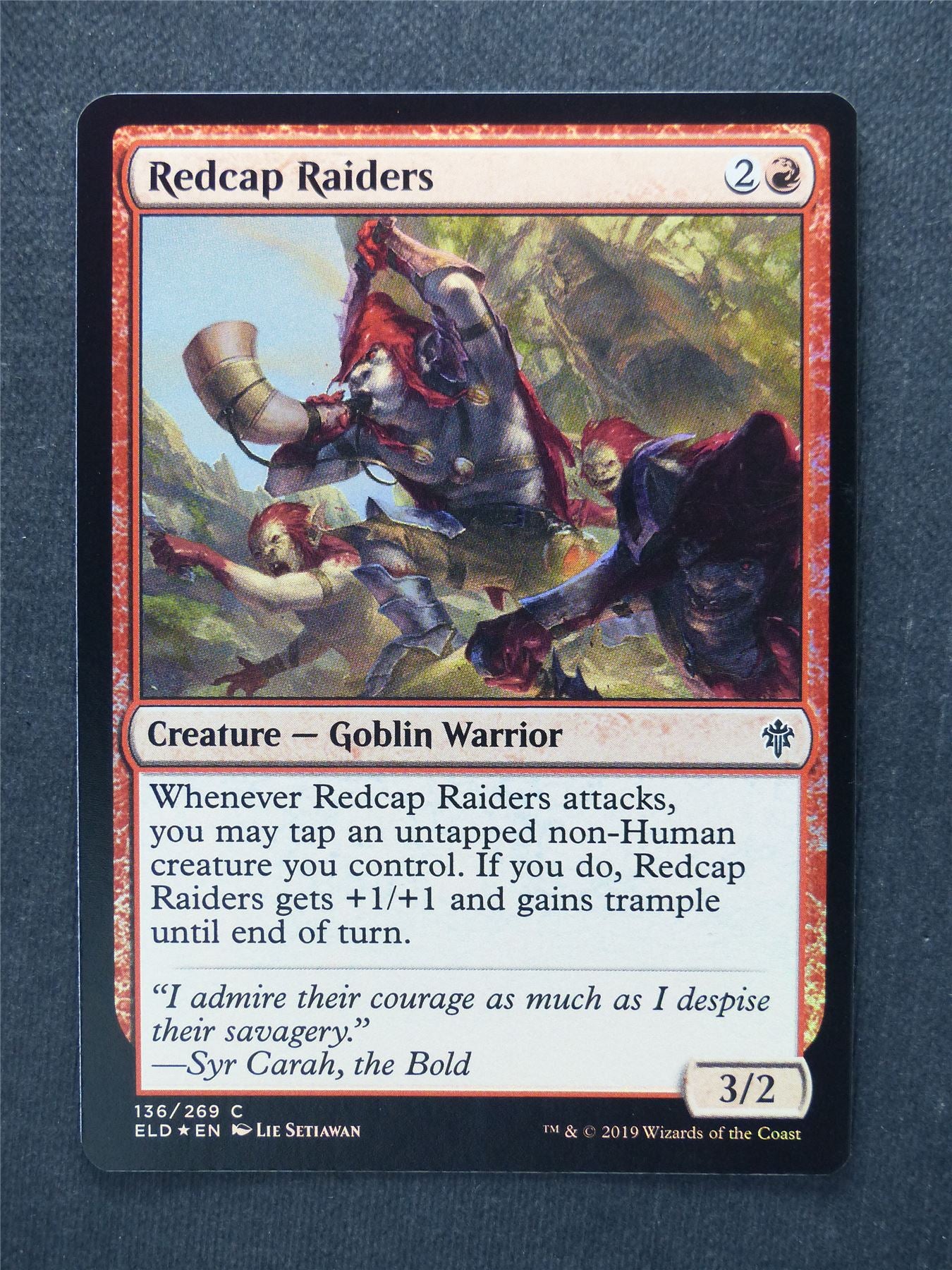 Redcap Raiders Foil - Mtg Magic Cards #RL