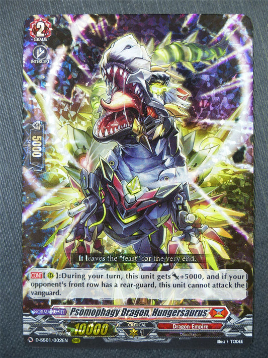 Psomophagy Dragon Hungersaurus D-SS01 RRR - Vanguard Card #56Y