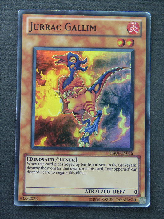 Jurrac Gallim HA04 Super Rare - Yugioh Card #1QE