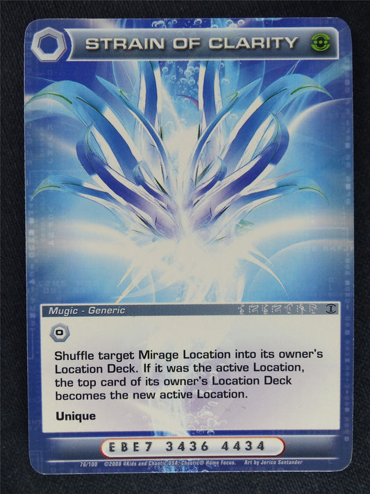 Strain of Clarity 76/100 - Chaotic Cards #IZ
