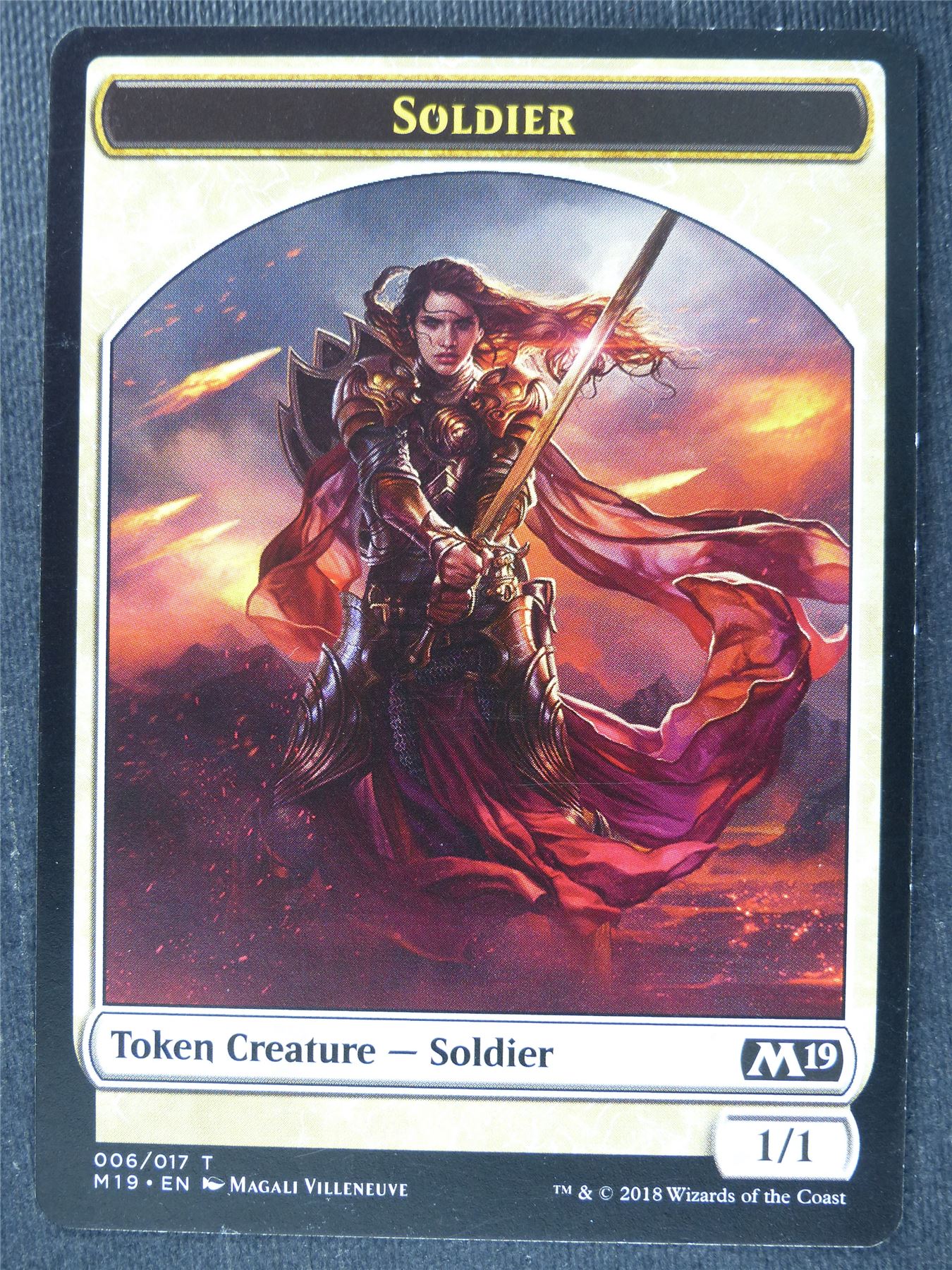 Soldier Token - Mtg Magic Cards #1Q2