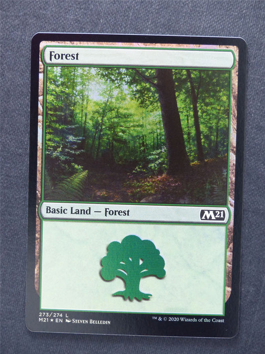 Forest 273/274 Foil - Mtg Magic Cards #YL
