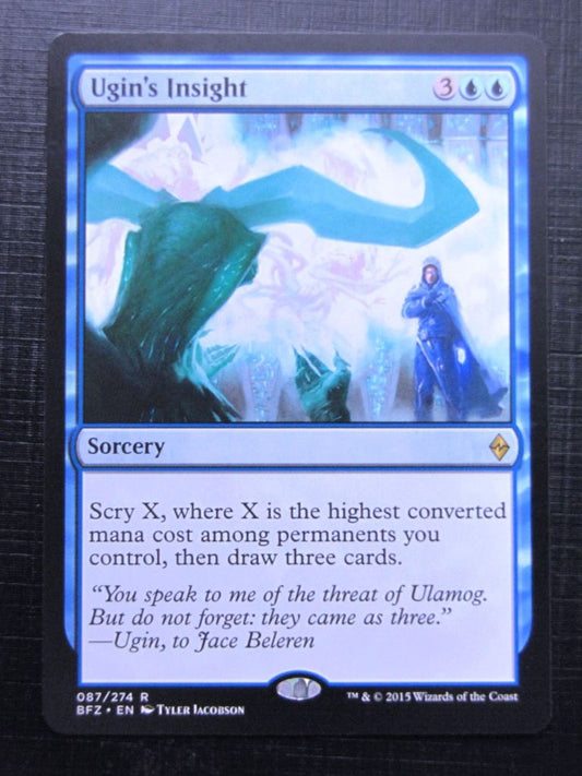 MTG Magic Cards: UGIN'S INSIGHT # 17H17