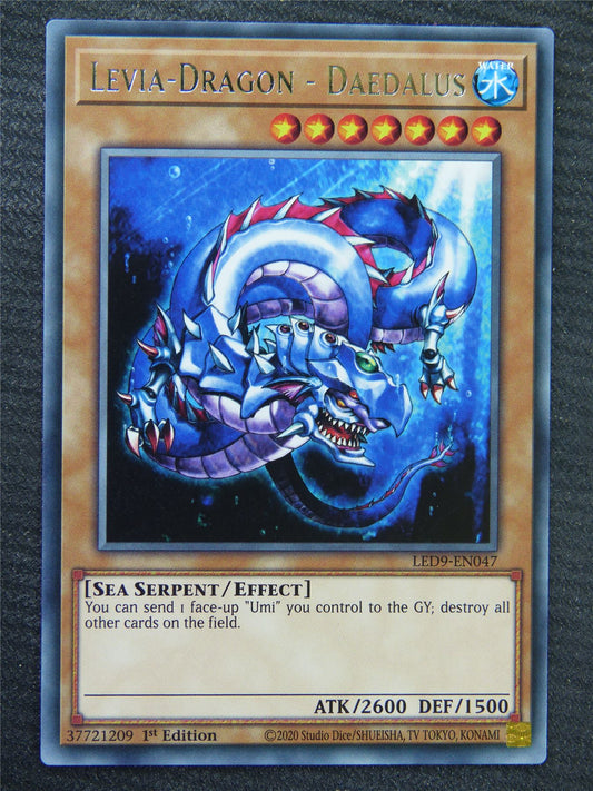 Levia-Dragon - Daedalus LED9 Rare - 1st ed - Yugioh Card #8Q0