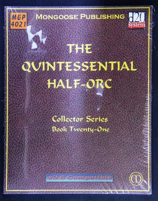 The Quintessential Half-Orc - Collector Series Book Twenty-One - D20 System - Roleplay - RPG #15S