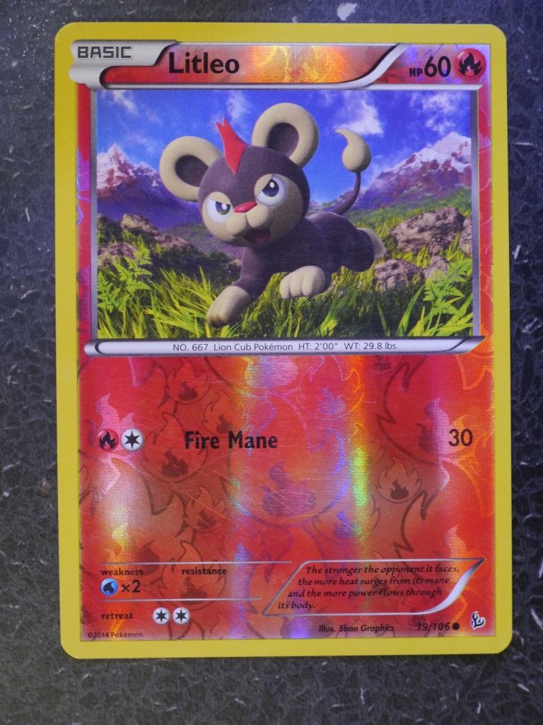 Pokemon Cards: LITLEO 19/106 REVERSE HOLLOW # 5G78