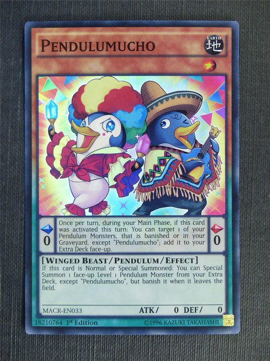 Pendulumucho MACR Super Rare - 1st ed - Yugioh Cards #VC