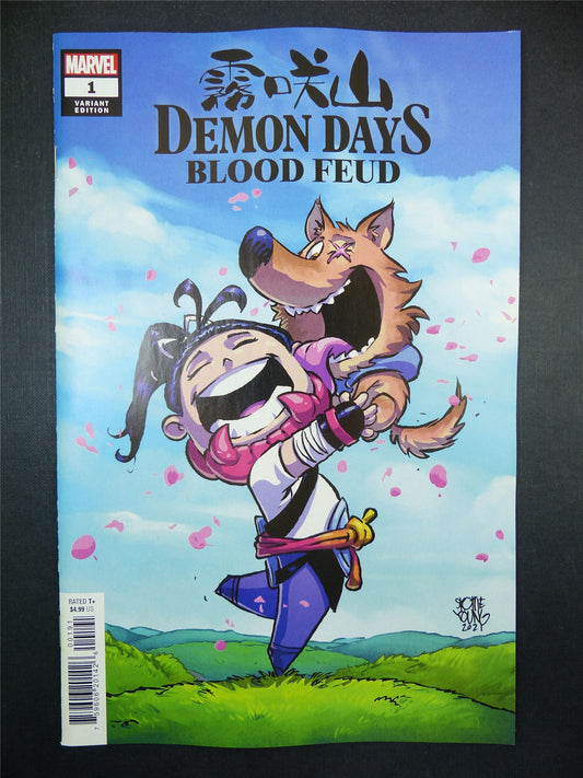 DEMON Days: Blood Feud #1 variant cvr - May 2022 - Marvel Comic #93S